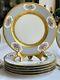 10 Ornate T&v Limoges Set Of 11.25 Dinner Plates High Relief Gold Gilding