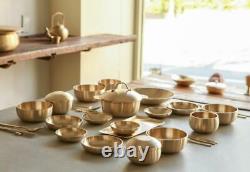 100% Hand-made Korean Yugi Bowl & Plate Set, Dinnerware / by Artisan
