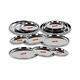 12 Pcs Stainless Steel Dinner Service Plates Heavy Gauge Indian Thali Set