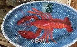 12 Piece Lobster Set Dinner, Salad Plates, Bowls + Bonus Tommy Bahama Melamine