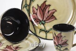 16 Piece Dining Set Country Floral Dinner Plates Bowl Mugs Porcelain Women Gift