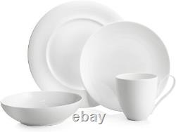 16-Piece Dinnerware Set, Service for 4, White By Nambe Skye