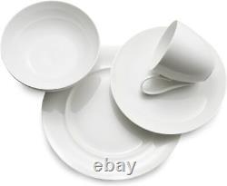 16-Piece Dinnerware Set, Service for 4, White By Nambe Skye