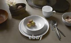 16-Piece Dinnerware Set, Service for 4, White By Nambe Skye