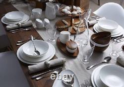 16-Piece Dinnerware Set, Service for 4, White By Nambe Skye