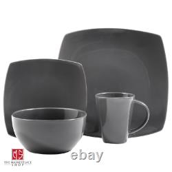 16-Piece Dinnerware Set Stoneware Kitchen Dinner Plates Bowls Mugs Dishes New