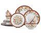 16 Pc Fleurs Des Prairies Bone China Dinner Set Porcelain Dinnerware Set