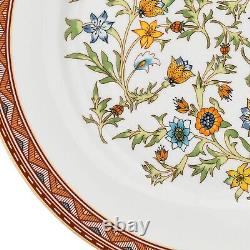 16 pc Fleurs des Prairies Bone China Dinner Set Porcelain Dinnerware Set