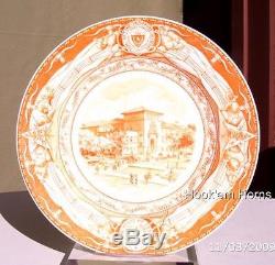 1937 University of Texas WEDGWOOD CHINA DINNER PLATES Museum Quality Set of 12