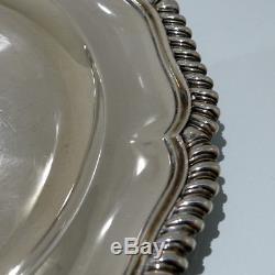 19th Century Antique George IV Sterling Silver Set Six Dinner-Plates London 1823