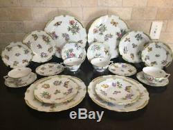 20P Set Full Place Settings Dinner Plates Cups ++ Herend Queen Victoria VBO Cup