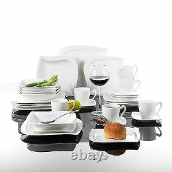 30pc Complete Dinner Set Porcelain Ceramic Plates Kitchen Dinning Service Sets