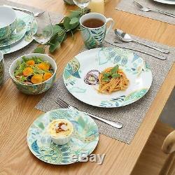 32 Piece Dinner Set Dinnerware Crockery Dining Plates Bowls Mugs Service for 8