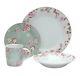 32pc Floral Dinner Set Porcelain Crockery Dining Service For 8 Plates Bowls Mugs