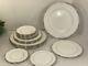 (4) Lenox'westerly Platinum' 4pc Place Setting, Excellent Pre-owned Condition