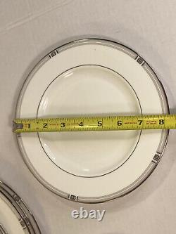 (4) LENOX'WESTERLY PLATINUM' 4PC PLACE Setting, excellent pre-owned condition