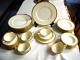 40 Pc Minton Winchester Gold Encrusted 8 Place Settings