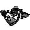 45-piece Square Dinnerware Set For 6 Banquet Dinner Plates Dinning Bowls Dishes