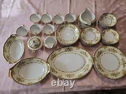 46 Peice Vintage Meito China Set, check it out