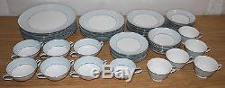 48 Piece Dish Set of Noritake Laureate 5651, Service for 6, Dinner Plates, Bowls