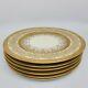6 Heinrich & Co Selb Edgerton Gold Encrusted Porcelain Dinner Service Plates Set