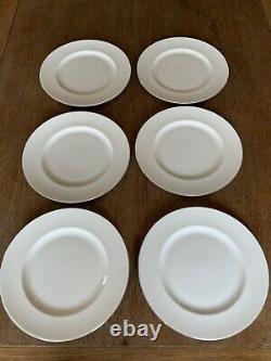 6 Vera Wang Wedgewood Ivory Trellis Dinner Plate Plates Set Of Six Euc