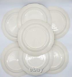7 Piece Set of 1930s Mount Clemens MILDRED Floral 10 Dinner Plates USA