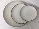 9 Pc Plate Set Heath Ceramics Coupe Opaque White Dinner Salad Bread & Butter