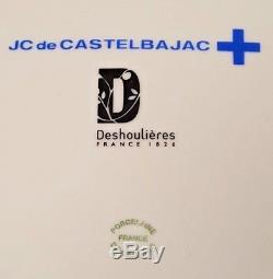 9-pc JC de CASTELBAJAC Demitasse Cups & Saucer Sets + Dinner Plates Deshoulieres