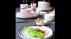 Abohod Com Pink Marble Ceramic Dinner Dish Plate Dinnerware Sets Home Tableware Kitchen Cook Tool