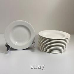 Alumicron Embassy White 9 Dinner Plate By Mikasa Set of 13