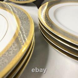 American Atelier Buckingham 5033, Wide Band Set of 12 Dinner Luncheon Soup/Salad