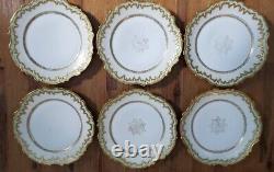 Antique French Limoges Fine China Dinner 55 Piece Set