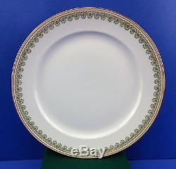 Antique GDA Limoges Art Nouveau Dinner Plates, circa 1904-1914, Set of 8