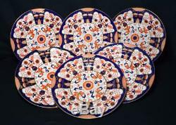 Antique Masons Ironstone China Pottery Dinner Plates Set Superb Cond. X6 c1890s