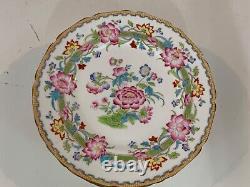 Antique Royal Doulton Porcelain 12 Dinner Plates Beautiful Floral PatternE2924SC