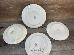 Antique Willow Imari Pattern 9 Dinner Plates British Anchor Pottery England4