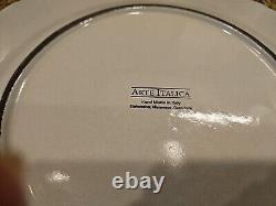 Arte Italica Merletto Antique Lace Charger / Dinner Plate / Set of 4 NEW
