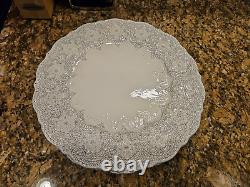 Arte Italica Merletto Antique Lace Charger / Dinner Plate / Set of 4 NEW