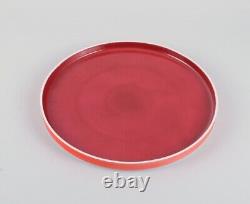 Arzberg, Germany. Chromatics set consisting of six large plates in porcelain