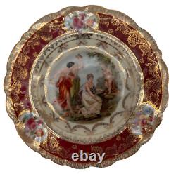 Austria Royal Vienna Porcelain 6-1/2 Plate Multicolor Mythology Scene set of 9