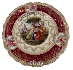 Austria Royal Vienna Porcelain 6-1/2 Plate Multicolor Mythology Scene set of 9