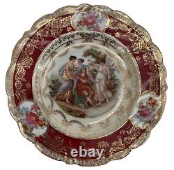 Austria Royal Vienna Porcelain 6-1/2 Plate Multicolor Mythology Scene set of 9