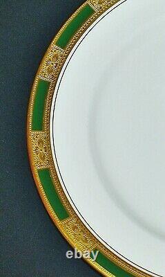 Aynsley Fine China Set Of 4 Empress Laurel 10-1/2 Dinner Plates XLNT