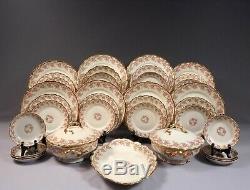 BRIDAL WREATH Rose Limoges France Bawo Dotter Elite Dinner Set Plates Platter