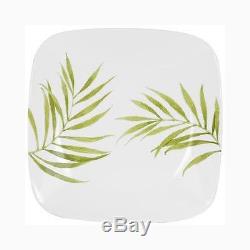Bamboo Leaf 10.5in Dinner Plate Set of 6 Accent Plates, New