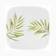 Bamboo Leaf 10.5in Dinner Plate Set Of 6 Accent Plates, New