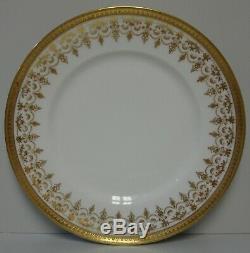 Bernardaud D & Co GOLD ENCRUSTED (BER693) Dinner Plates (9-1/2) SET OF FIVE