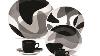 Best Rated Karim Rashid Dinnerware Porcelain 20 Piece Dinner Espresso Set Tos Review