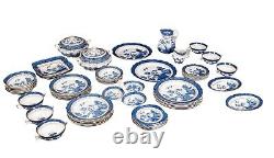 Booth's Real Old Willows vintage 6 person Dinner/Luncheon Set Circa 1930